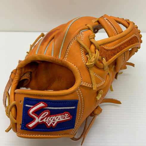 久保田スラッガー KUBOTA SLUGGER KSN-24MS 軟式 大人 一般 内野手用 グローブ グラブ 右投げ 中古品 野球 9008