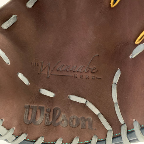 ウィルソン Wilson wannabe HERO RHZ1975H 軟式 大人 一般 内野手用 グローブ グラブ 右投げ WBW104386 タグ付き 野球 8301
