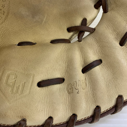 グラブワークス GLOVEWORKS 軟式 大人 一般 ファーストミット 一塁手 グローブ グラブ 右投げ 中古品 刺繍 野球 7642