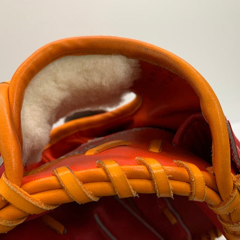 中古品 ジュンケイグラブ JUNKEI-GLOVE 限定 QUREHA 軟式 投手用グローブ JG-103AR 刺繍有り 4224