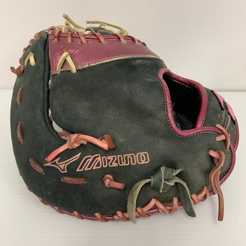 ミズノ MIZUNO N37200 ソフトボール用 大人 一般 ファーストミット 一塁手 グローブ グラブ 右投げ 中古品 野球 1422