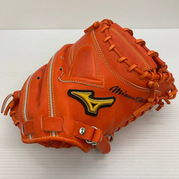 中古品 ミズノ MIZUNO ミズノプロ 硬式 キャッチャーミット 1AJCH18100 4099