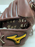 中古品 ミズノ MIZUNO ミズノプロ オーダー硬式 投手用グローブ HAGAJAPAN 刺繍有り 4369