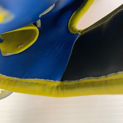 中古品 ミズノ MIZUNO ミズノプロ 硬式 捕手用オーダーグローブ ファーストミット HAGA製刺繍有り 5830