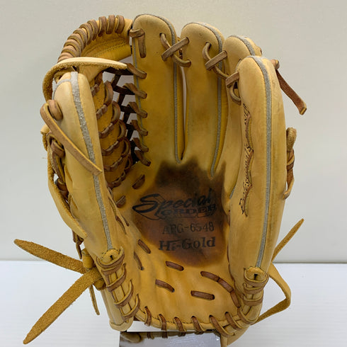 ハイゴールド HI-GOLD APG-6548 軟式 大人 一般 内野手用 グローブ グラブ 右投げ オーダー 中古品 野球 9982