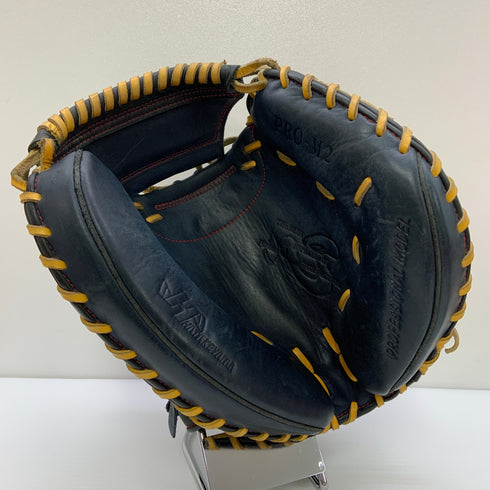 ハタケヤマ HATAKEYAMA PRO-M2 軟式 大人 一般 キャッチャーミット 捕手 グローブ グラブ 右投げ 中古品 野球 8834