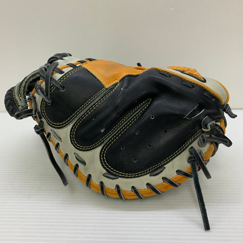 ミズノ MIZUNO ミズノプロ 軟式 大人 一般 キャッチャーミット 捕手 グローブ グラブ 右投げ 中古品 野球 7643