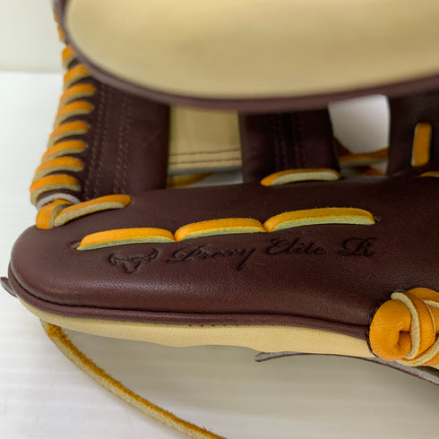 ミズノ MIZUNO ミズノプロ mizunopro HAGAJAPAN 軟式 大人 一般 内野手用 グローブ グラブ 右投げ オーダー 中古品 箱・グローブ袋付き 野球 1112