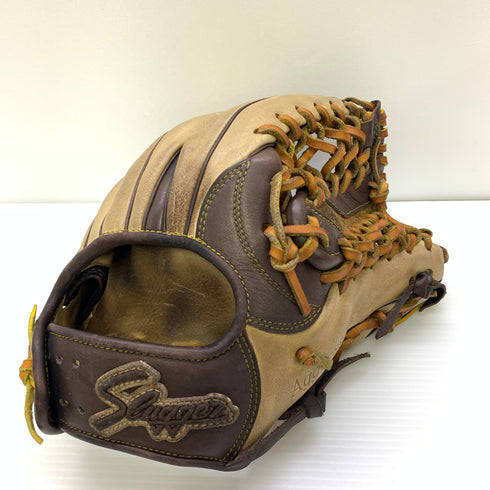 久保田スラッガー KUBOTA SLUGGER KSN-AR5 軟式 大人 一般 内野手用 グローブ グラブ 右投げ オーダー 中古品 野球 1013
