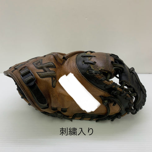 ハタケヤマ HATAKEYAMA 硬式 大人 一般 キャッチャーミット 捕手 グローブ グラブ 右投げ オーダー 中古品 野球 9350