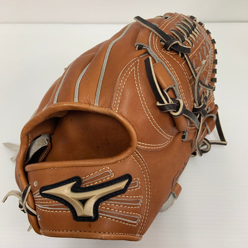ミズノ MIZUNO グローバルエリート Global Elite W16063 硬式 大人 一般 内野手用 グローブ グラブ 右投げ 中古品 野球 9595