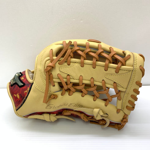 ミズノ MIZUNO グローバルエリート Global Elite 1AJGR31407 軟式 大人 一般 外野手用 グローブ グラブ 右投げ 中古品 グローブ袋付き 野球 1370