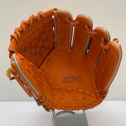 アトムズ ATOMS AGL-102 硬式 大人 一般 内野手用 グローブ グラブ 右投げ タグ付き 箱・グローブ袋付き 野球 9290