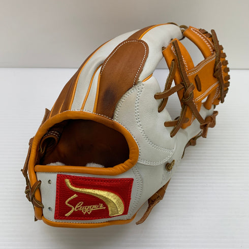 久保田スラッガー KUBOTA SLUGGER オーダー 軟式 大人 一般 内野手用 グローブ グラブ 右投げ 中古品 野球 7748