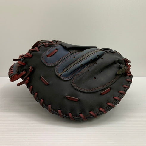 中古品ゼット ZETT プロステイタス 軟式 オーダー キャッチャーミット 刺繍有り 4221