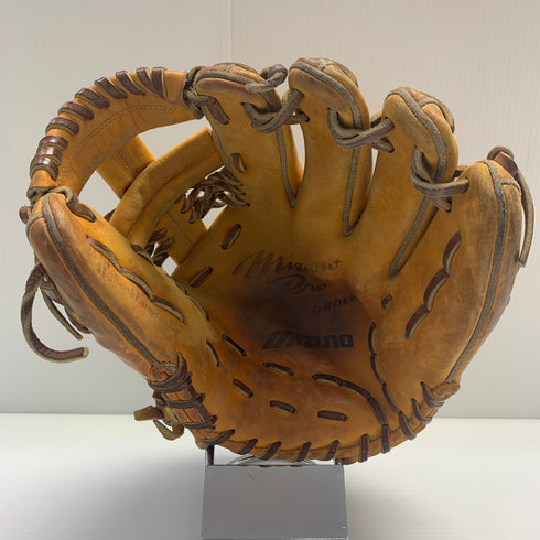 ミズノ MIZUNO ミズノプロ 硬式 大人 一般 内野手用 グローブ グラブ 右投げ オーダー 中古品 野球 7315