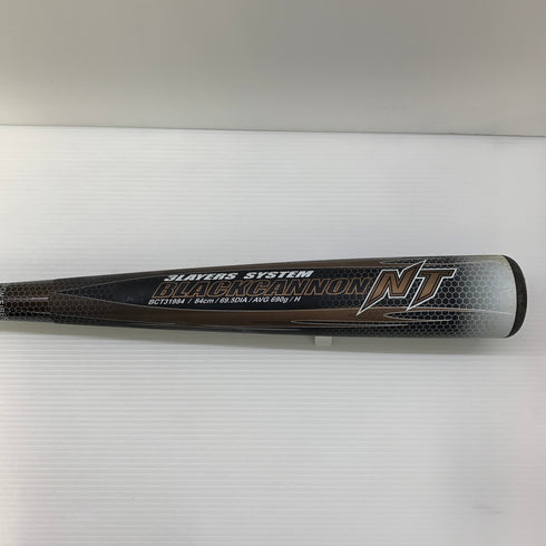 ゼット ZETT ブラックキャノン 軟式 大人 一般 FRP製バット BCT31984 トップバランス ケース付き 野球 6940