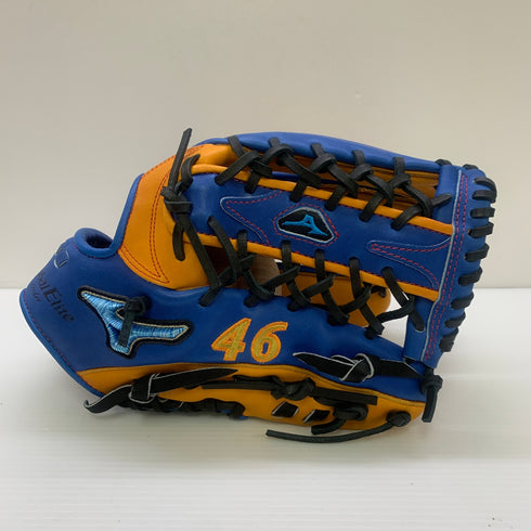 ミズノ MIZUNO グローバルエリート Global Elite 軟式 大人 一般 外野手用 グローブ グラブ 右投げ オーダー 中古品 グローブ袋付き 野球 9229