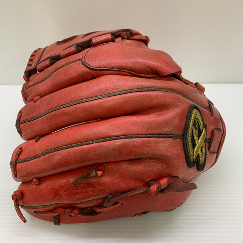 ヘキサスポーツ 軟式 大人 一般 投手用 グローブ ピッチャー グラブ 右投げ オーダー 中古品 野球 9418