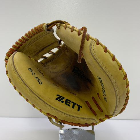ゼット ZETT プロステイタス 硬式 大人 一般 キャッチャーミット 捕手 グローブ グラブ 右投げ 中古品 野球 5908
