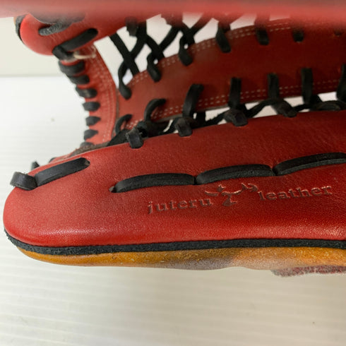 ジュテルレザー JUTERU LEATHER 硬式 大人 一般 外野手用 グローブ グラブ 右投げ 中古品 野球 7932