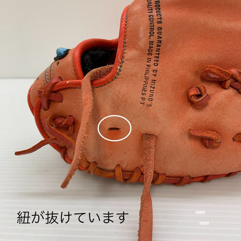 ミズノ MIZUNO セレクトナイン 少年軟式 子ども ファーストミット 一塁手 グローブ グラブ 左投げ 1AJFY25800 中古品 野球 7160