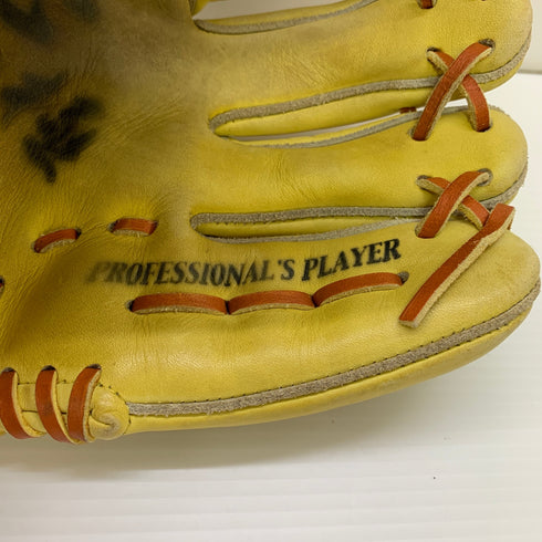 ハイゴールド HI-GOLD KKG-7116YWX 軟式 大人 一般 内野手用 グローブ グラブ 右投げ 中古品 グローブ袋付き 野球 9800