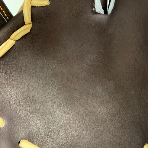 てっぺん Teppen 硬式 大人 一般 内野手用 グローブ グラブ 右投げ MIE 中古品 グローブ袋付き 野球 6787