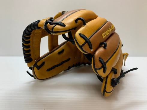 中古品 久保田スラッガ ー KUBOTA SLUGGER オーダー 硬式 内野手用グローブ コユニ DS1型 刺繍有り 4050