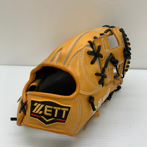 ゼット ZETT プロステイタス PROSTATUS BRGPRO 硬式 大人 一般 内野手用 グローブ グラブ 右投げ オーダー 中古品 グローブ袋付き 野球 9772