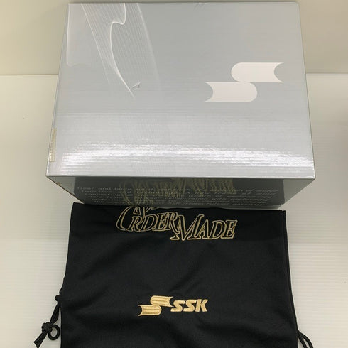 中古品 エスエスケイ SSK スペシャルオーダー 軟式 外野手用グローブ 刺繡有り 5415