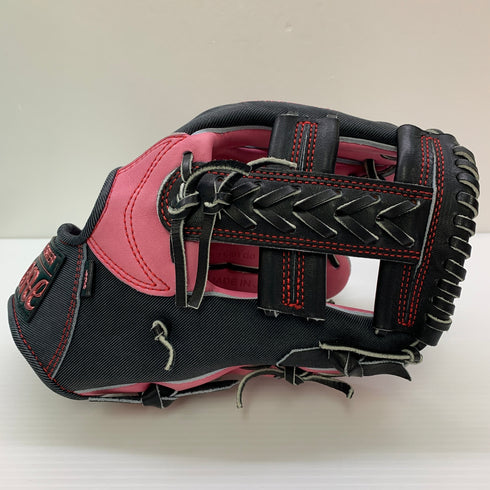 ワンオブジアンサー D6 硬式 大人 一般 内野手用 グローブ グラブ 右投げ 中古品 箱・グローブ袋付き 野球 8986