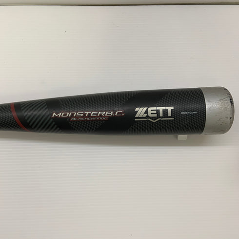 ゼット ZETT ブラックキャノン 軟式 大人 一般 FRP製バット BCT31384 ミドルバランス 中古 野球 8652