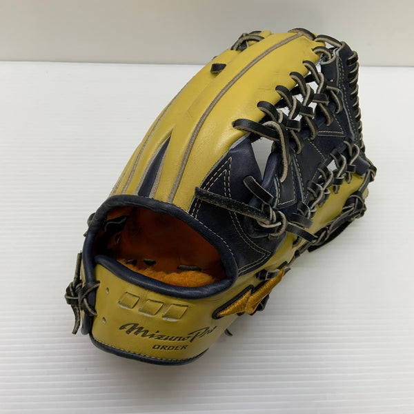 ミズノ MIZUNO ミズノプロ HAGAJAPAN 軟式 大人 一般 外野手用 グローブ グラブ 右投げ オーダー 中古品 グローブ袋付き 野球 6469
