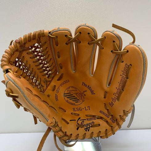 久保田スラッガー KUBOTA SLUGGER KSG-L7 硬式 大人 一般 オールラウンド グローブ グラブ 右投げ 中古品 野球 1508