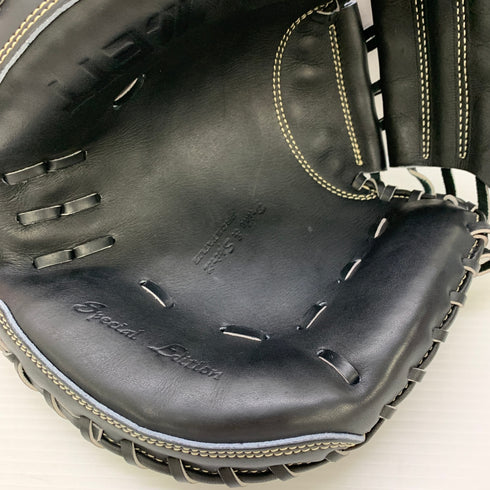 ゼット ZETT プロステイタス 軟式 大人 一般 キャッチャーミット 捕手 グローブ グラブ 右投げ BRCB962S 中古品 グローブ袋付き 野球 6206