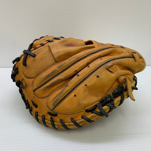 ハタケヤマ HATAKEYAMA 軟式 大人 一般 キャッチャーミット 捕手 グローブ グラブ 右投げ KDFーM2Y 中古品 野球 6186