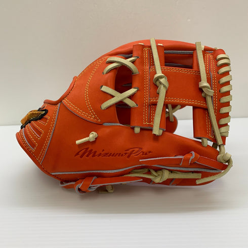 ミズノ MIZUNO ミズノプロ 硬式 大人 一般 内野手用 グローブ グラブ 右投げ 1AJGH33233 中古品 野球 8264