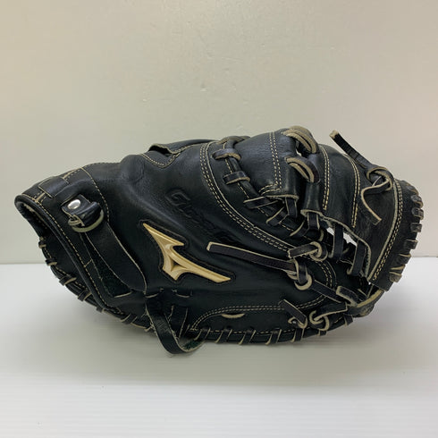 ミズノ MIZUNO グローバルエリート 軟式 大人 一般 キャッチャーミット 捕手 グローブ グラブ 右投げ 1AJCR12300 中古品 グローブ袋付き 野球 8267