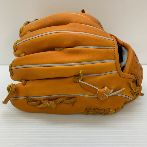 ミズノ MIZUNO グローバルエリート 軟式 大人 一般 内野手用 グローブ グラブ 右投げ オーダー 耕作印 中古品 野球 7473