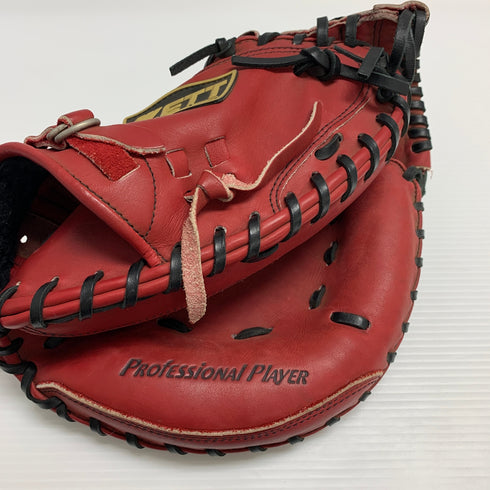 ゼット ZETT BRCB34822 軟式 大人 一般 キャッチャーミット 捕手 グローブ グラブ 右投げ 中古品 野球 サインの記入あり 8405
