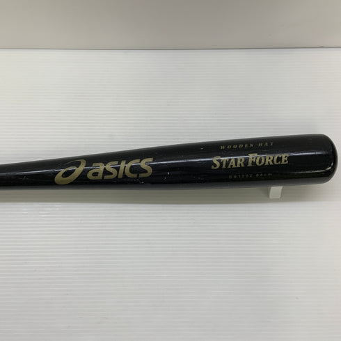 アシックス asics STAR FORCE 軟式 大人 一般 木製バット 中古 野球 7722
