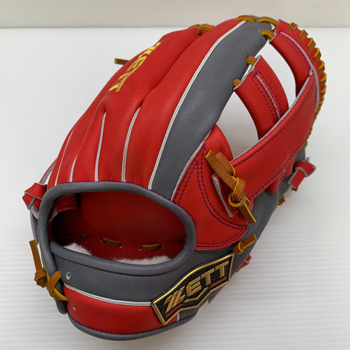 ゼット ZETT プロステイタス PROSTATUS BRGPRO 軟式 大人 一般 内野手用 グローブ グラブ 右投げ オーダー 中古品 グローブ袋付き 野球 8668