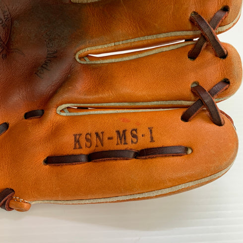 久保田スラッガー KUBOTA SLUGGER KSN-MS-1 軟式 大人 一般 内野手用 グローブ グラブ 右投げ 中古品 野球 9334