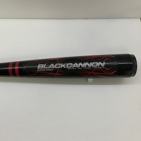 ゼット ZETT ブラックキャノン 軟式 大人 一般 FRP製バット BCT316 トップバランス 中古 野球 8138