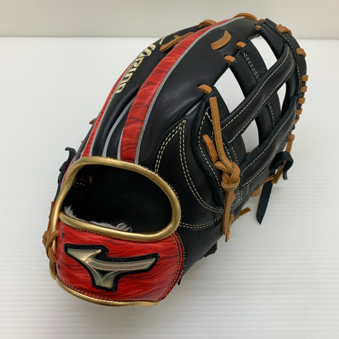ミズノ MIZUNO グローバルエリート Global Elite 1AJGR30707 軟式 大人 一般 外野手用 グローブ グラブ 右投げ 中古品 グローブ袋付き 野球 9111