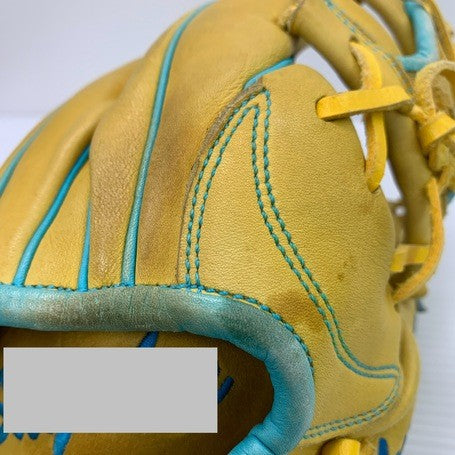 中古品 久保田スラッガー スペシャルオーダー 軟式 内野手用グローブ 刺繍入り 4128