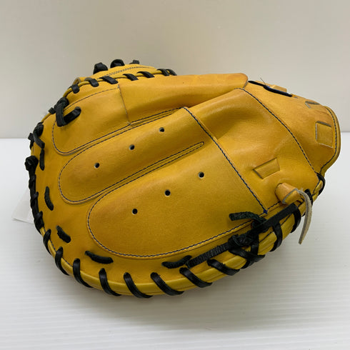 ハタケヤマ HATAKEYAMA TH-M08YS 軟式 大人 一般 キャッチャーミット 捕手 グローブ グラブ 右投げ 中古品 野球 9243