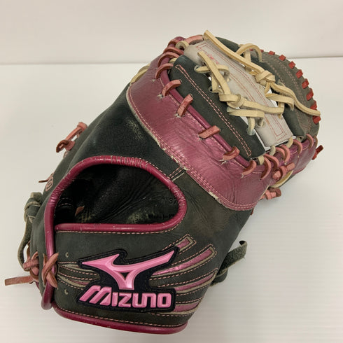 ミズノ MIZUNO N37200 ソフトボール用 大人 一般 ファーストミット 一塁手 グローブ グラブ 右投げ 中古品 野球 1422