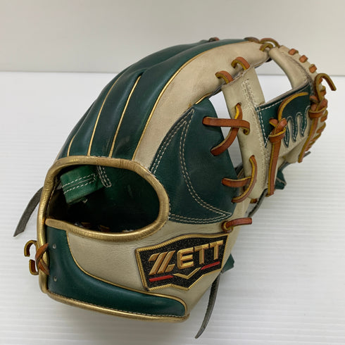 ゼット ZETT プロステイタス 軟式 大人 一般 内野手用 グローブ グラブ 右投げ BRGB3296L 中古品 野球 7697